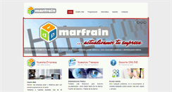 Desktop Screenshot of marfrain.com